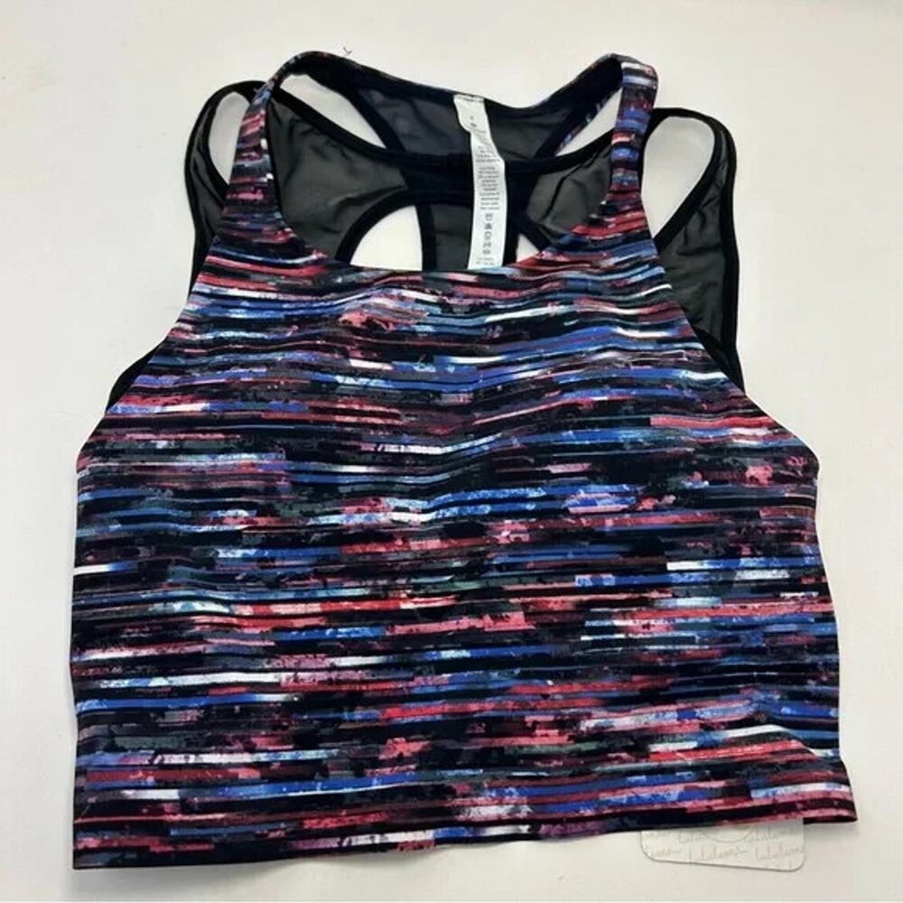 NWT lululemon break free tank hinshu alpine multi